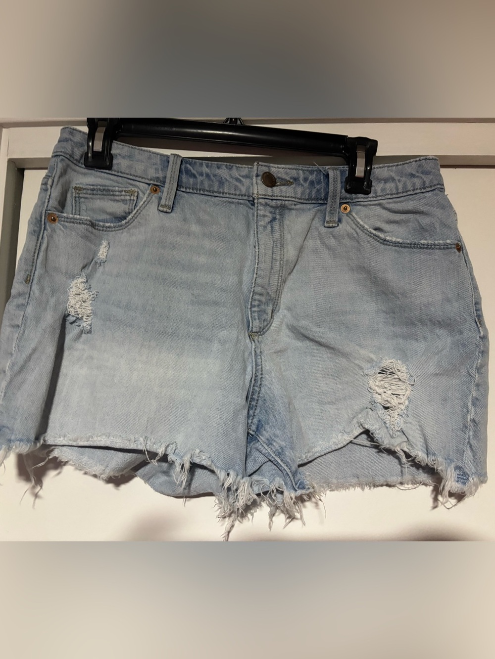 Universal Thread Light Blue Distressed Jean Cutoff Shorts